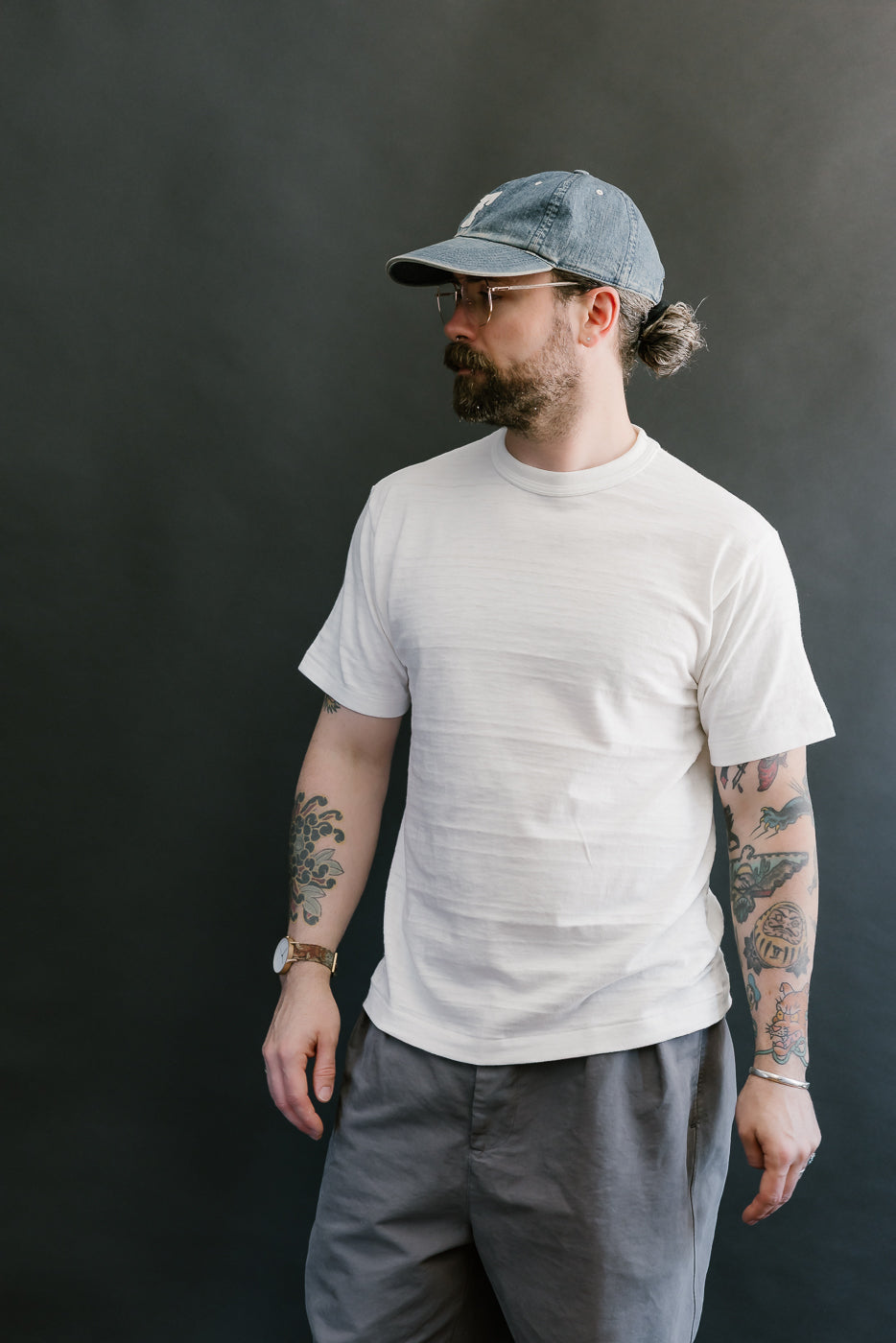 Lot 4601 - Slubby Cotton T-Shirt - Off White