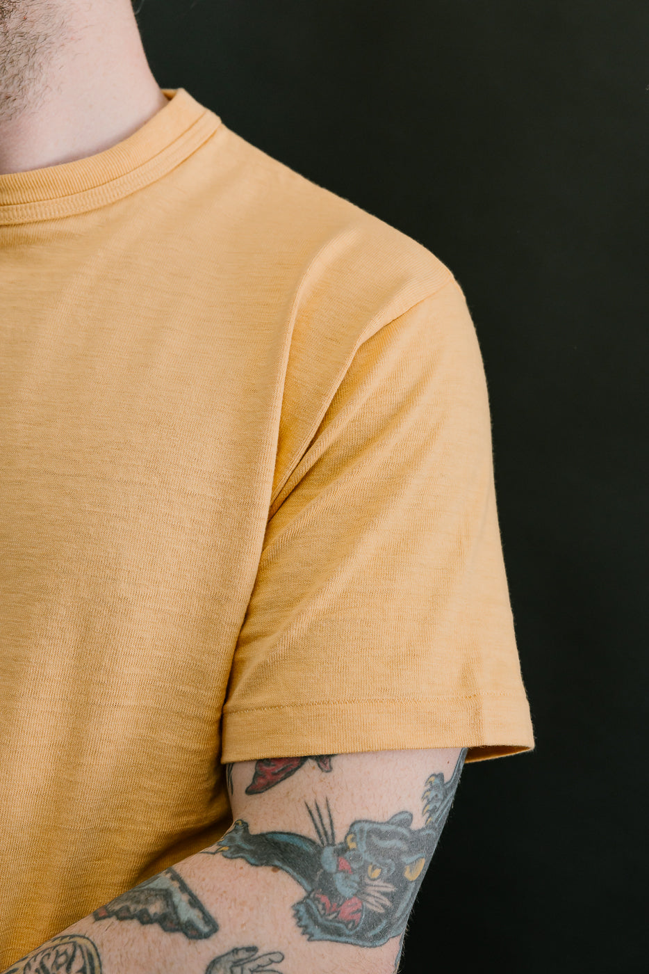 Lot 4601 - Slubby Cotton T-Shirt - Orange