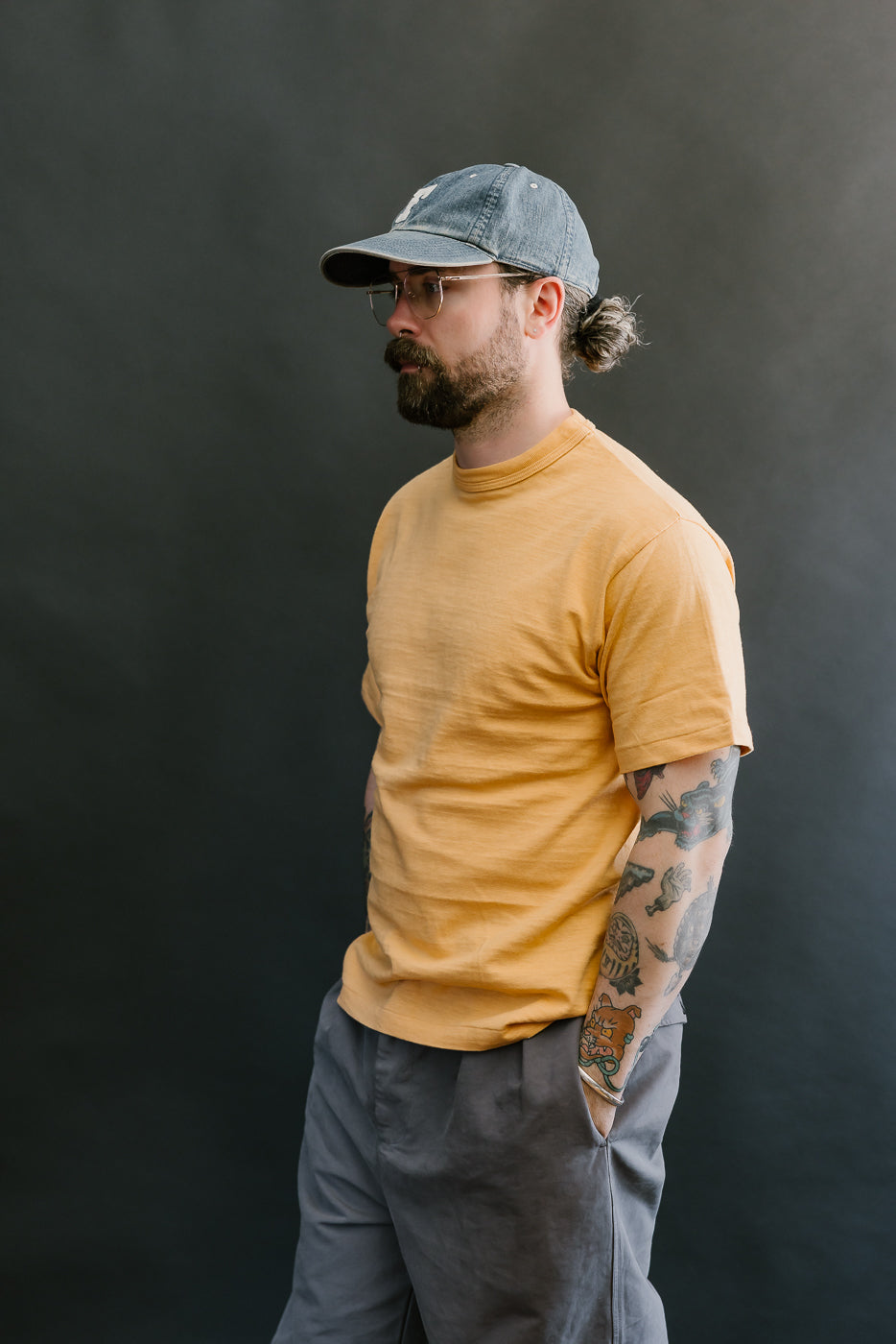Lot 4601 - Slubby Cotton T-Shirt - Orange