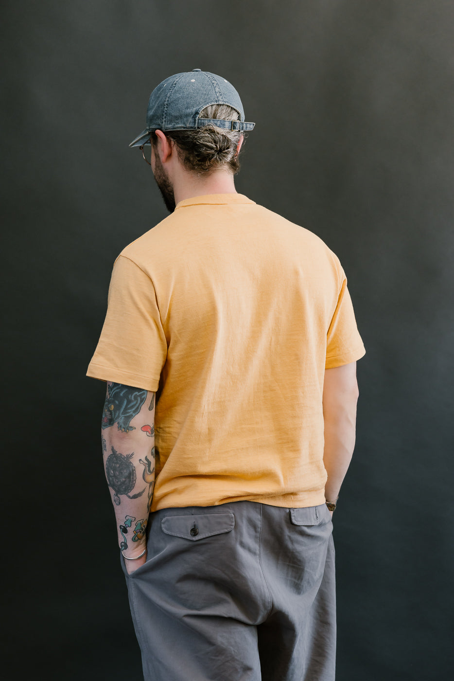 Lot 4601 - Slubby Cotton T-Shirt - Orange