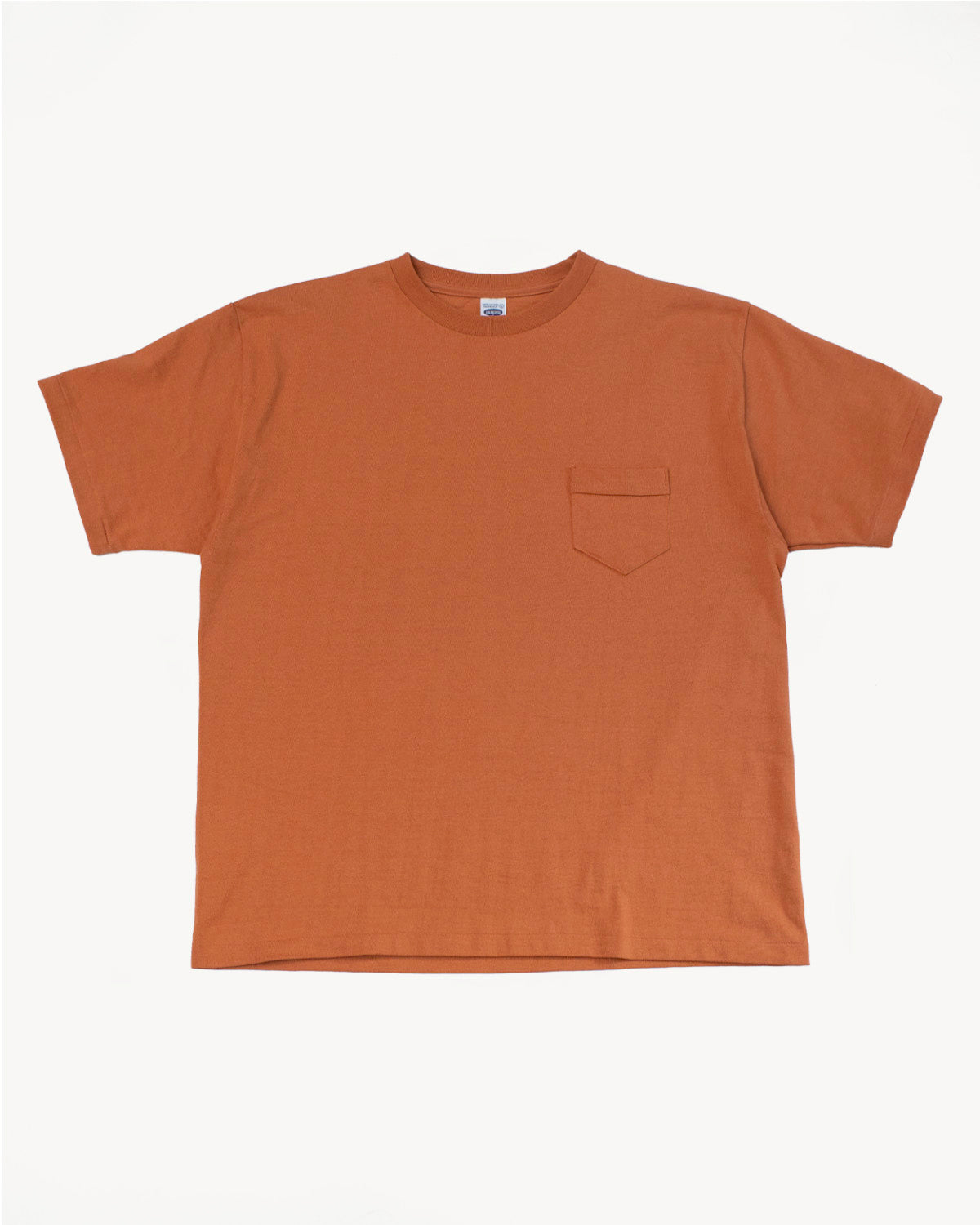 Lot 263 - DENIME - Crew Neck Pocket Tee - Brick