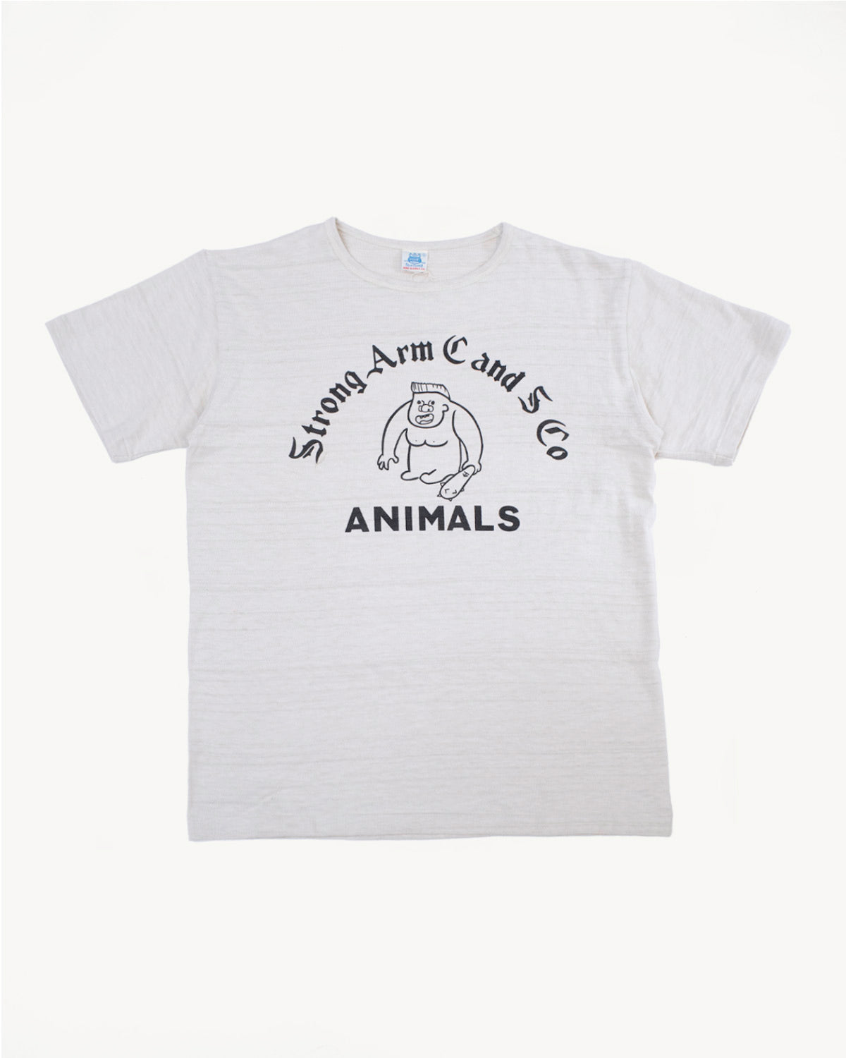 Lot JG-CS05 - Animals Slubby T-Shirt - Beige