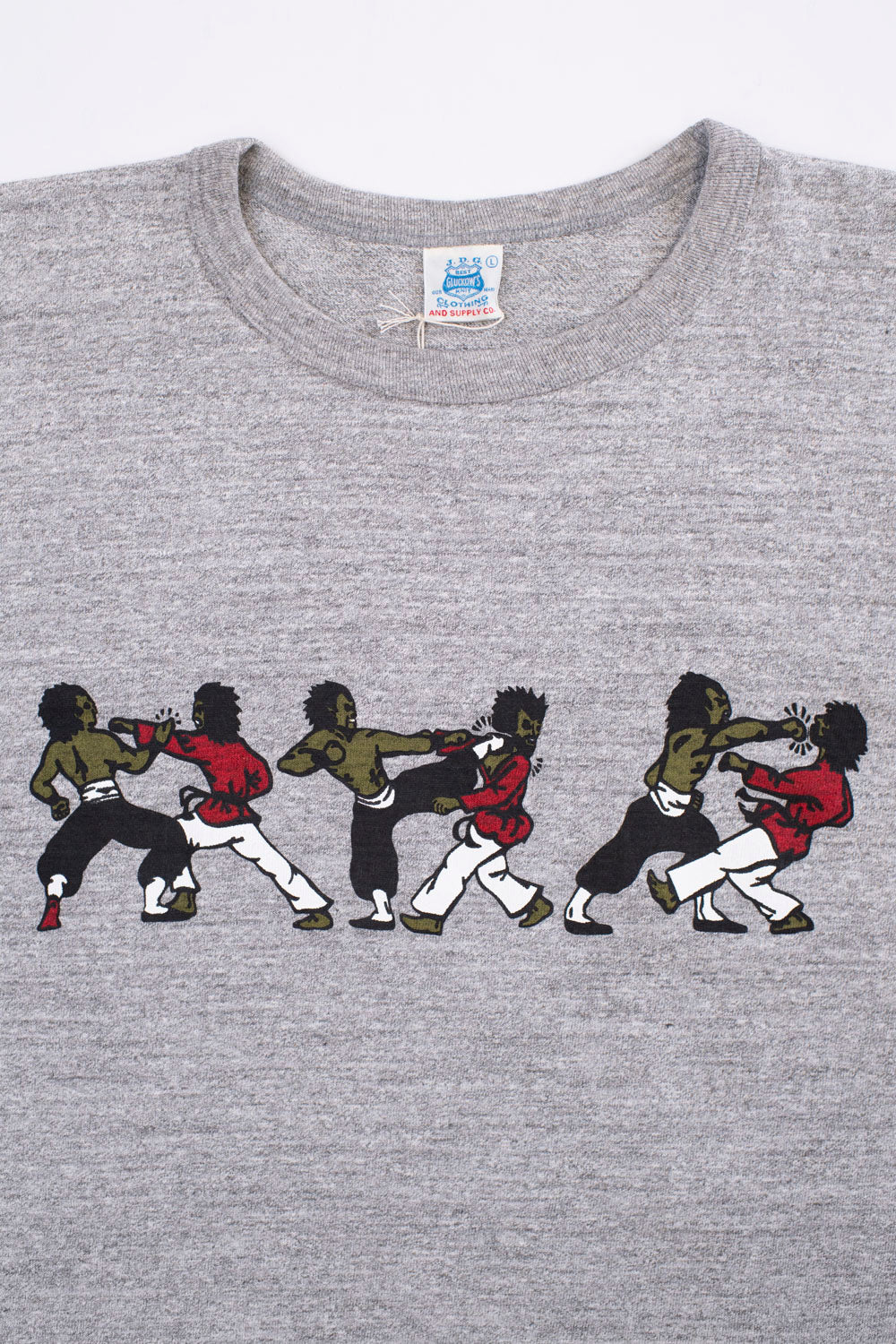 Lot JG-CS06 - Kung Fu Fighting T-Shirt - Heather Grey