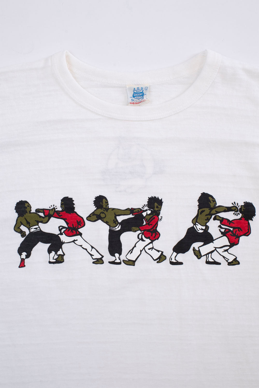 Lot JG-CS06 - Kung Fu Fighting T-Shirt - Off White