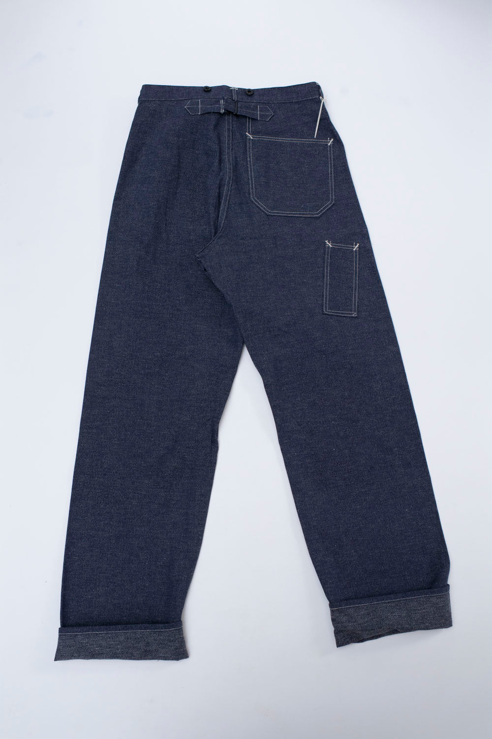 Lot 1223 - Forty and Eight Horse Guard Pants - Indigo | Dant