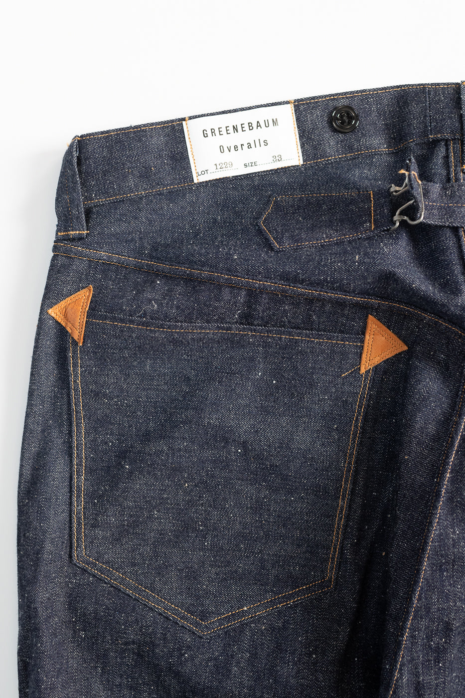 Lot 1229 - Greenebaum 1900 4-Pocket Leather Bound Overall - Indigo | Dant