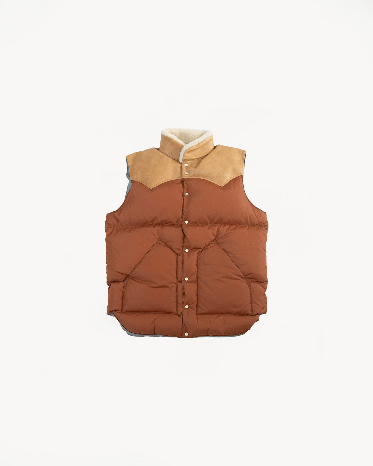 Lot 2222 - Rocky Mountain x Warehouse Nylon Christy Vest - Brown