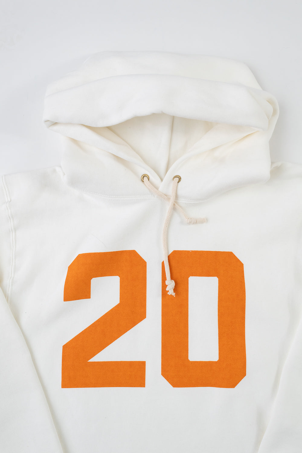 Lot 484 - Heavyweight Hooded Sweatshirt No. 20 - Off White