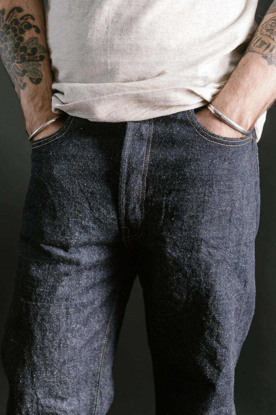 Lot DDS1003XX - 14.5oz 1944 New Model One-Wash Selvedge Denim - Indigo