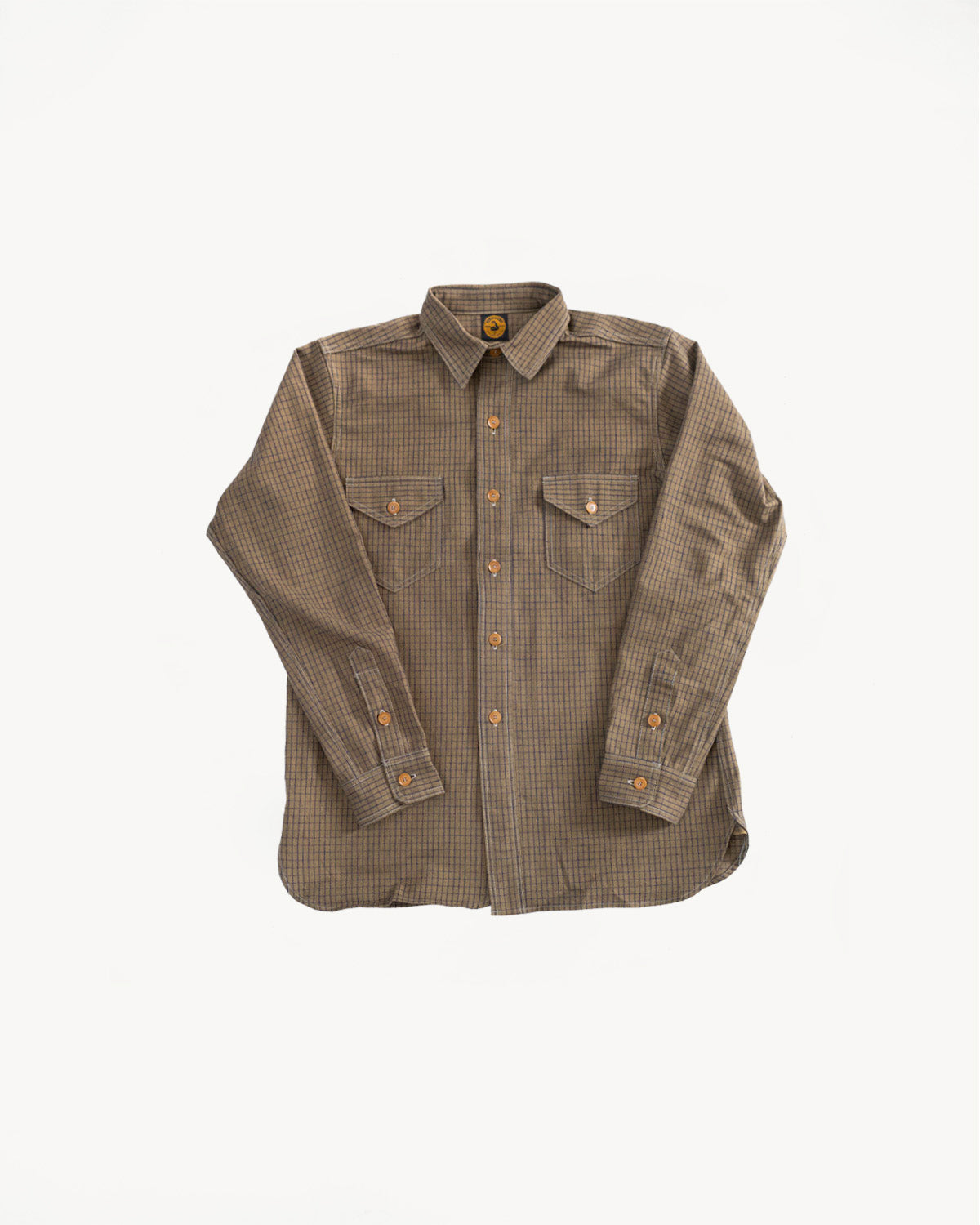 Lot JG-17 - The Madison Shirt - Brown Windowpane