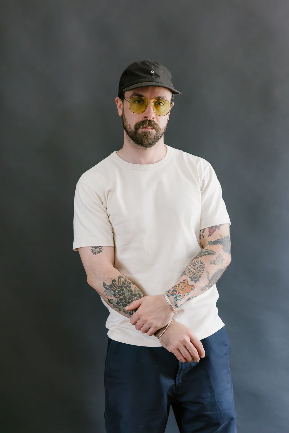 Double Heavyweight Crewneck T-Shirt - Ecru