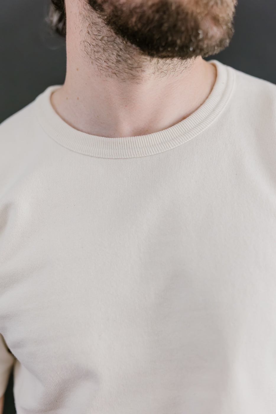 Double Heavyweight Crewneck T-Shirt - Ecru