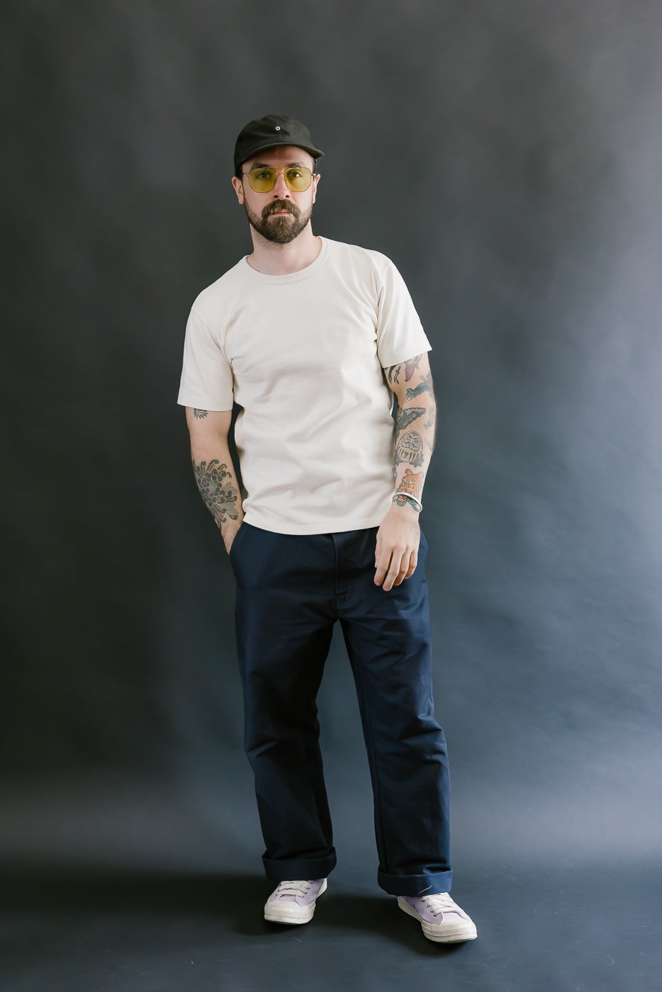 Double Heavyweight Crewneck T-Shirt - Ecru