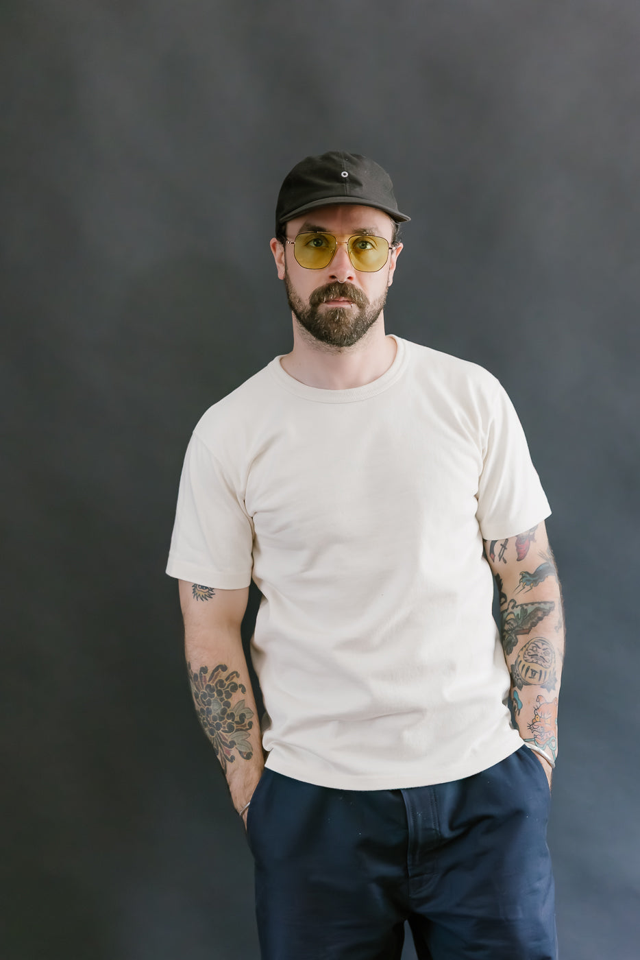 Double Heavyweight Crewneck T-Shirt - Ecru