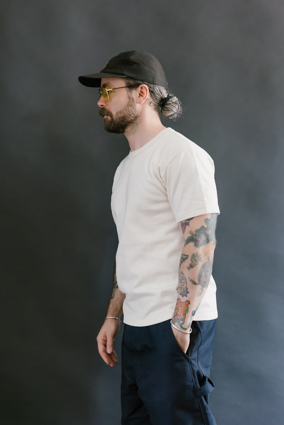 Double Heavyweight Crewneck T-Shirt - Ecru