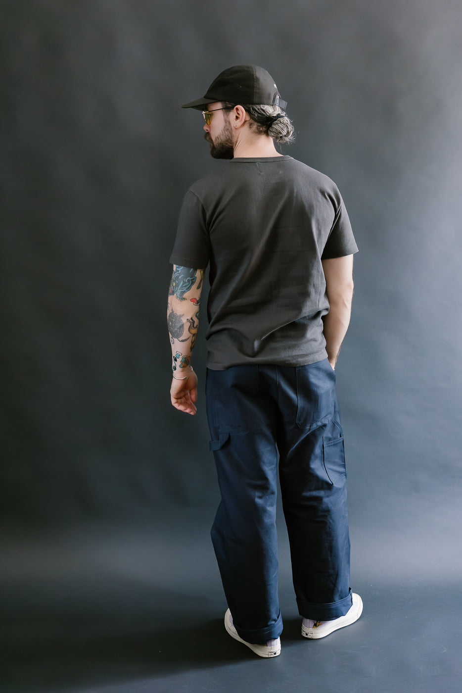 Double Heavyweight Crewneck T-Shirt - Sumi