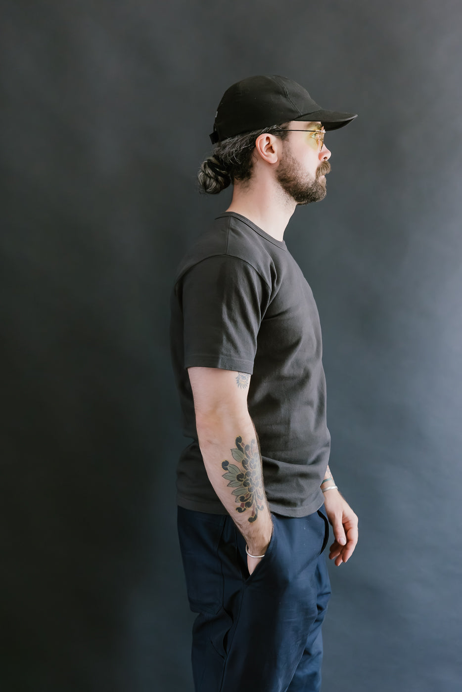 Double Heavyweight Crewneck T-Shirt - Sumi