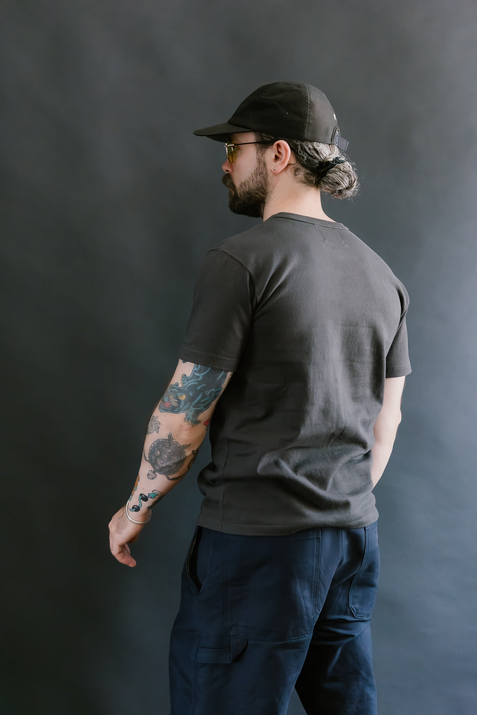 Double Heavyweight Crewneck T-Shirt - Sumi