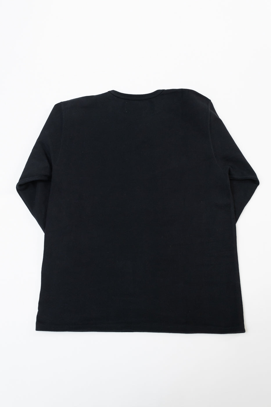 Double Heavyweight Long Sleeve T-Shirt - Black