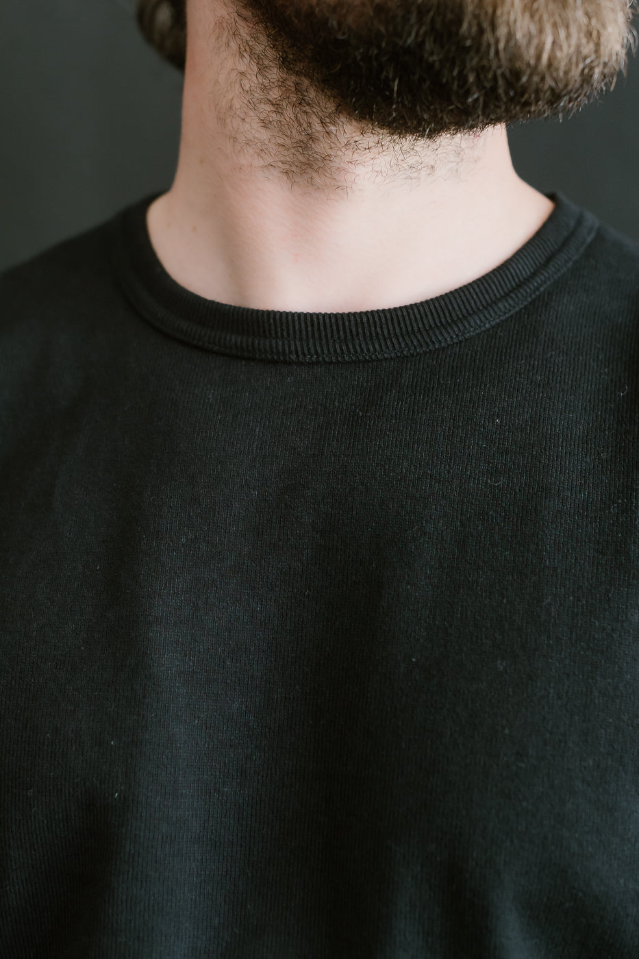 Double Heavyweight Long Sleeve T-Shirt - Black