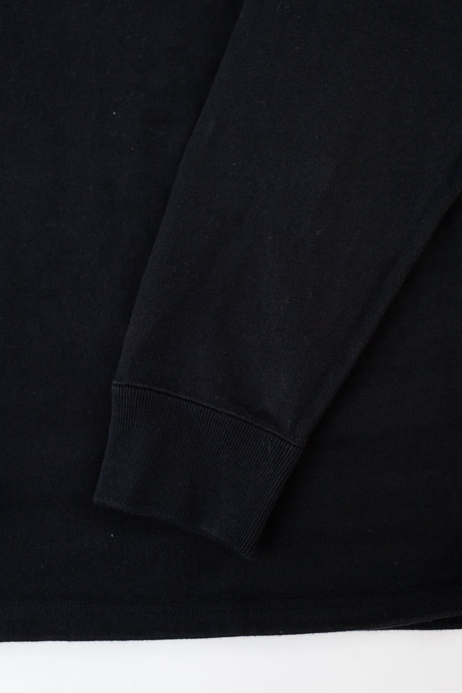 Double Heavyweight Long Sleeve T-Shirt - Black