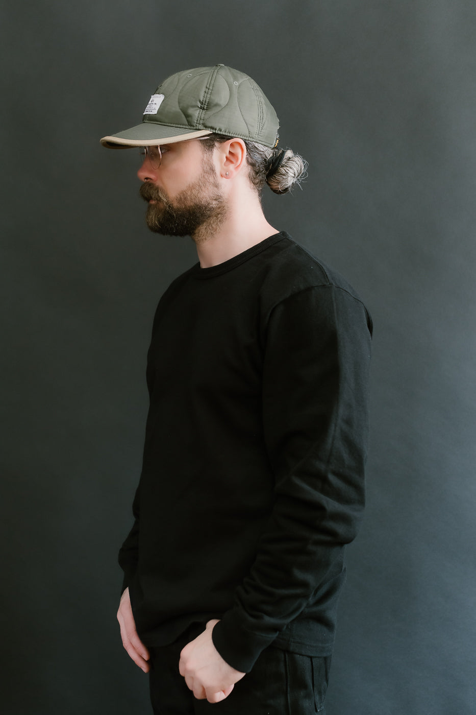Double Heavyweight Long Sleeve T-Shirt - Black