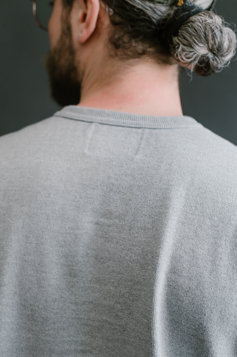 Double Heavyweight Long Sleeve T-Shirt - Heather Grey