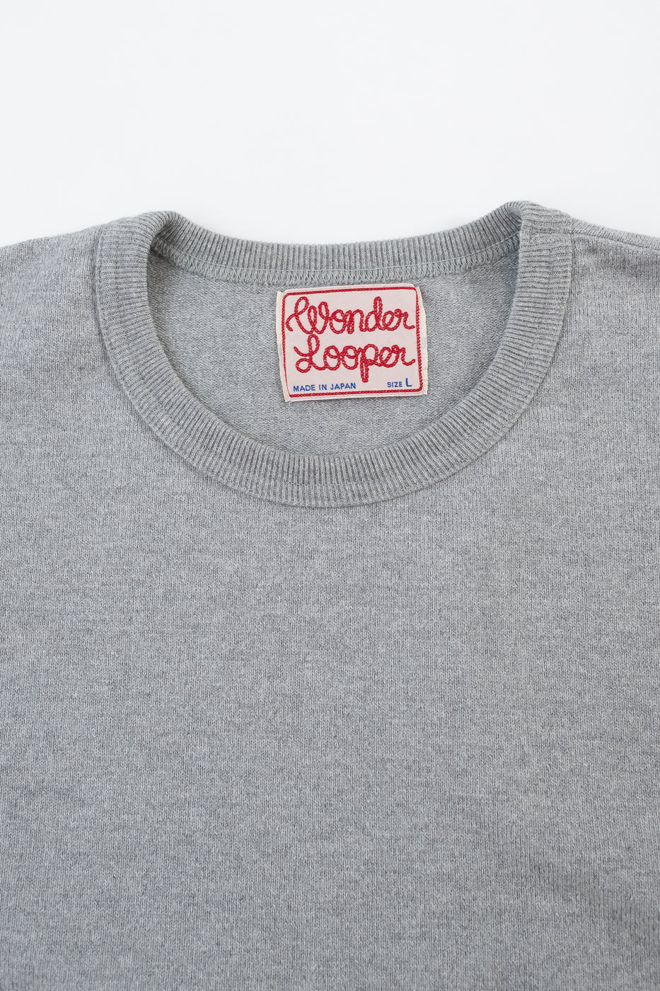 Double Heavyweight Long Sleeve T-Shirt - Heather Grey