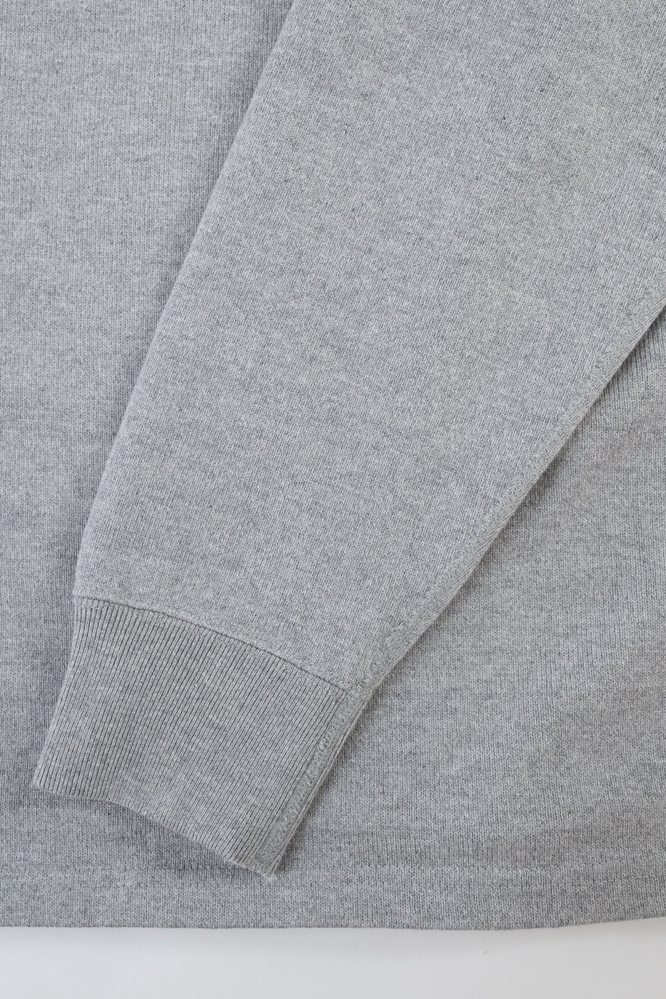 Double Heavyweight Long Sleeve T-Shirt - Heather Grey
