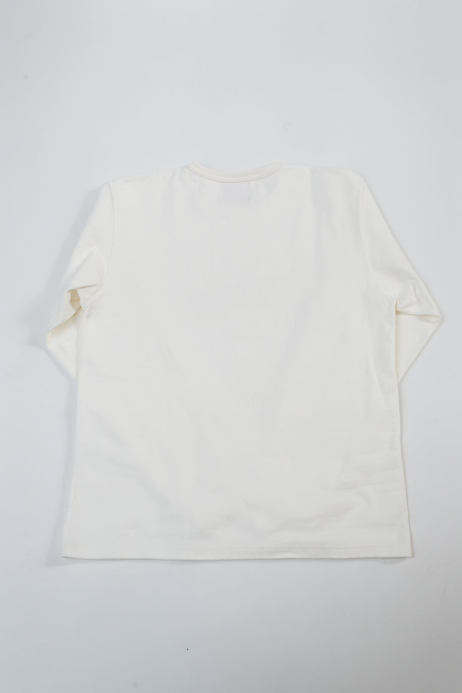 Double Heavyweight Long Sleeve T-Shirt - White