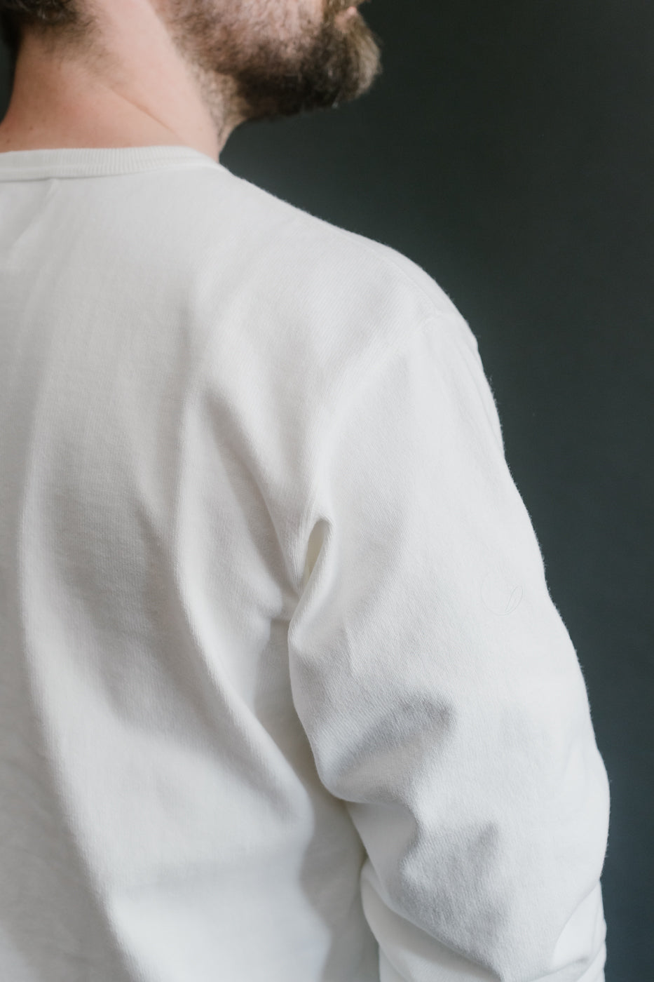 Double Heavyweight Long Sleeve T-Shirt - White