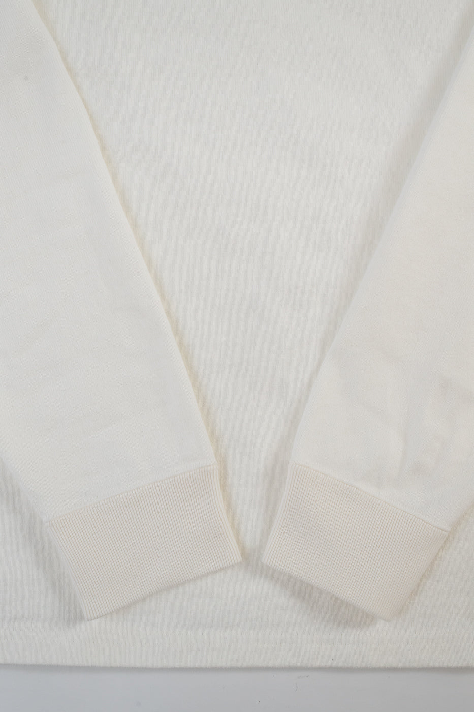 Double Heavyweight Long Sleeve T-Shirt - White