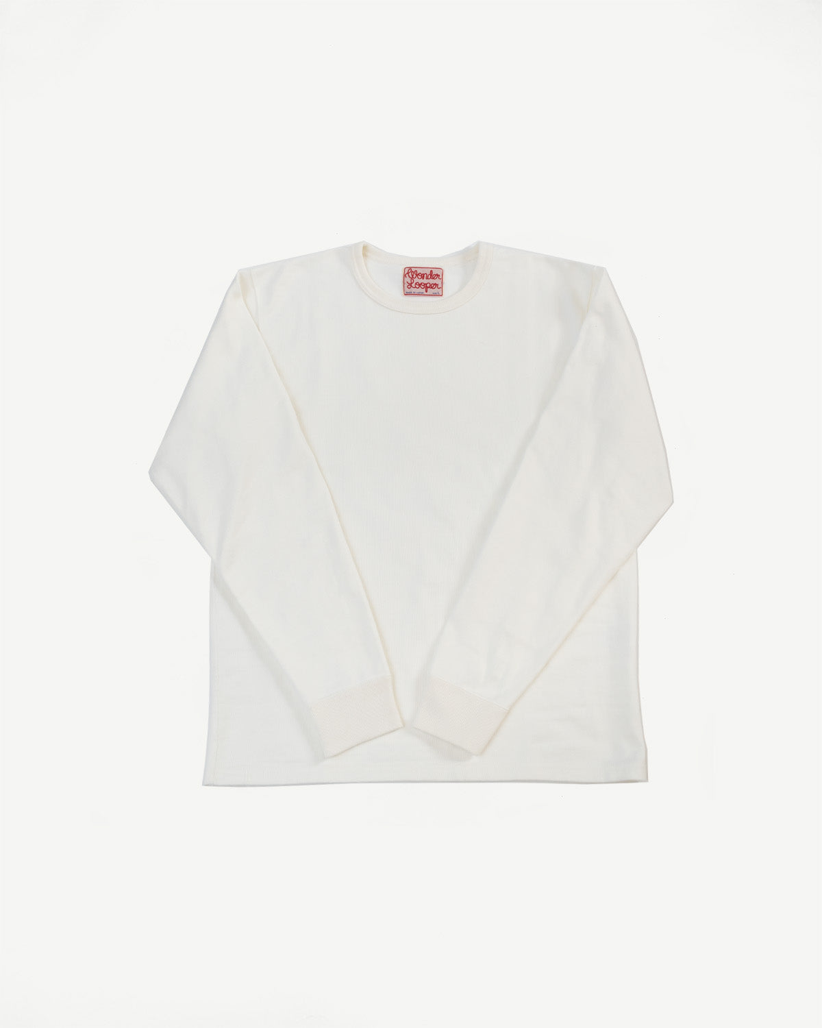 Double Heavyweight Long Sleeve T-Shirt - White