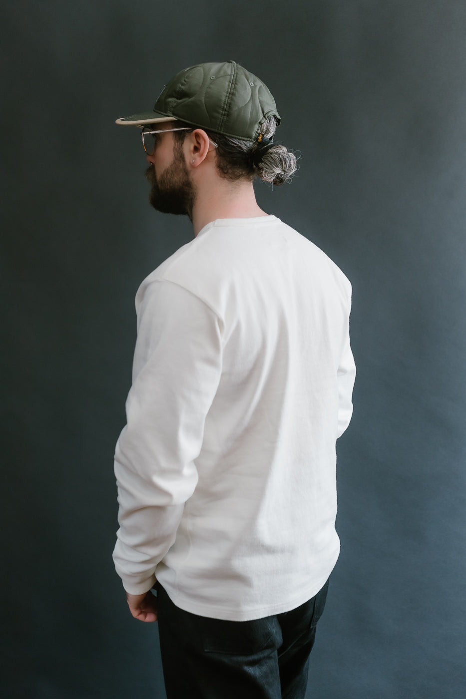 Double Heavyweight Long Sleeve T-Shirt - White