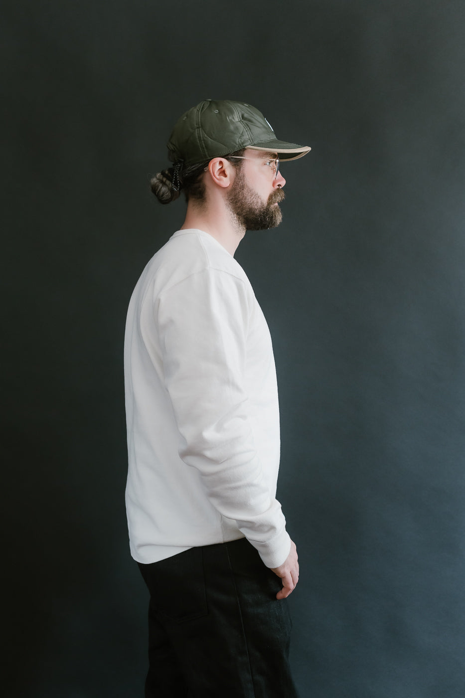Double Heavyweight Long Sleeve T-Shirt - White