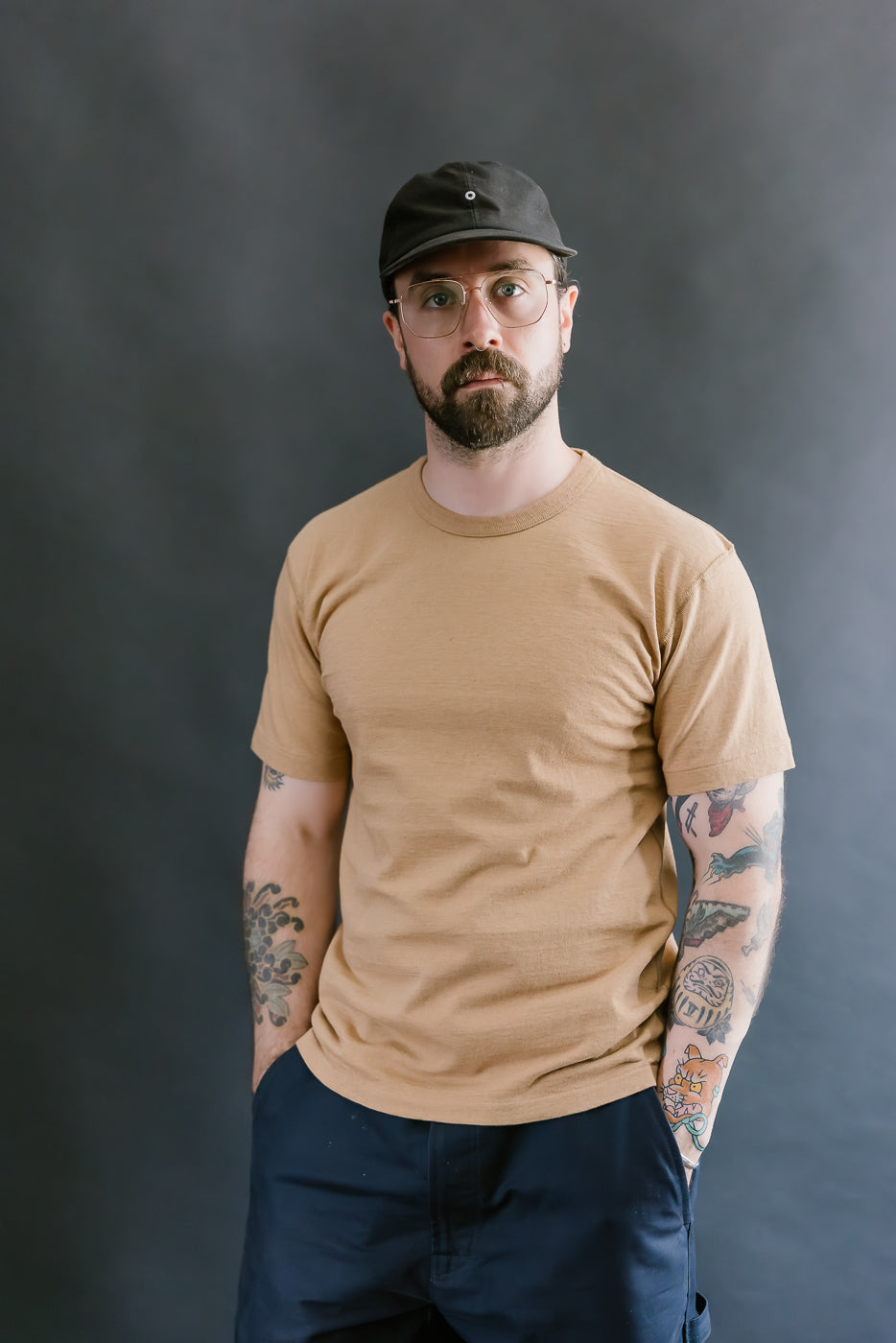 Foxfibre® Tsuriami Crewneck T-Shirt - Coyote 70
