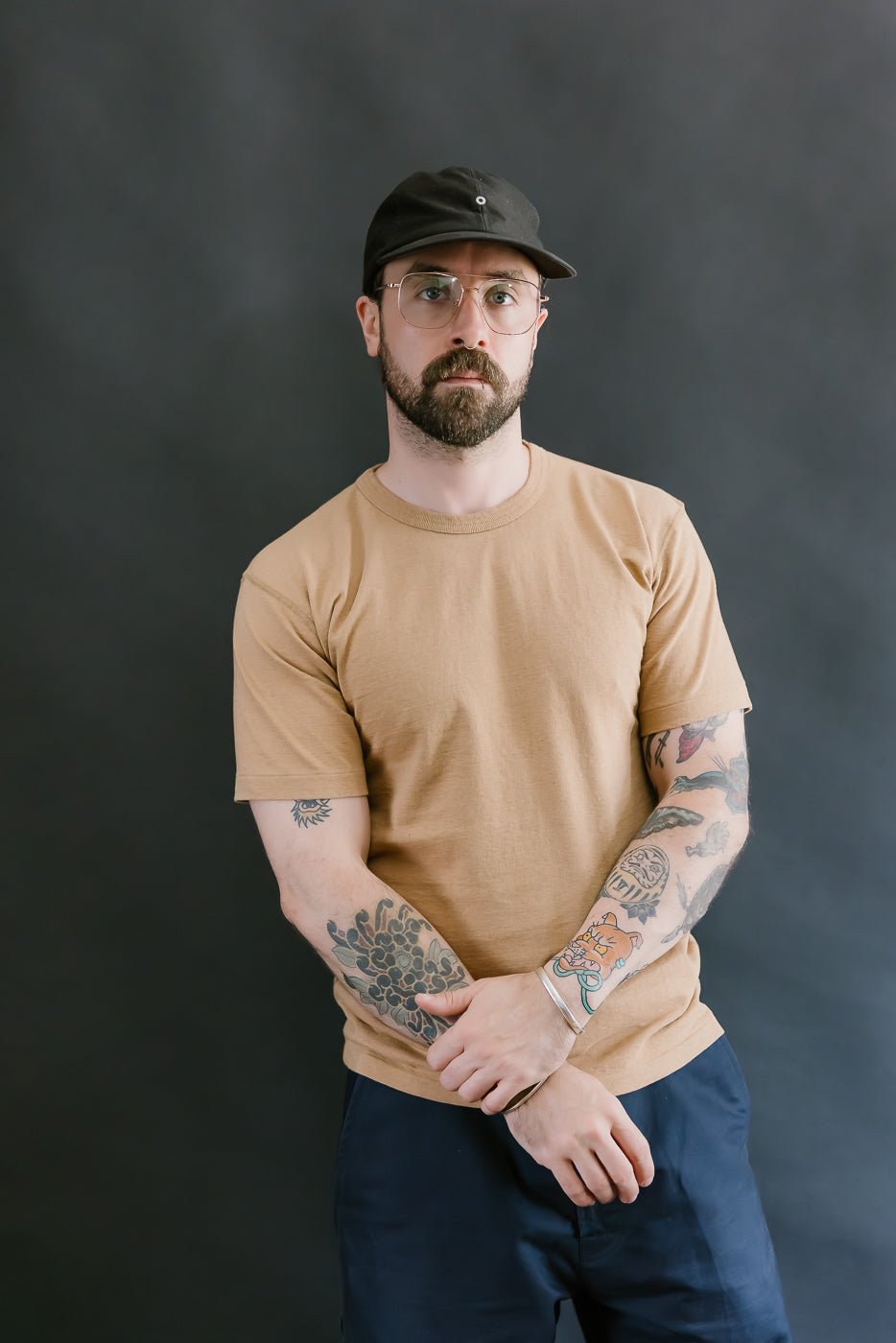 Foxfibre® Tsuriami Crewneck T-Shirt - Coyote 70