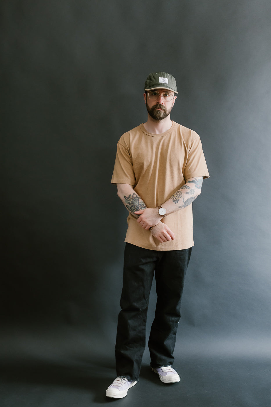 Foxfibre® Tsuriami Crewneck T-Shirt - Coyote 70
