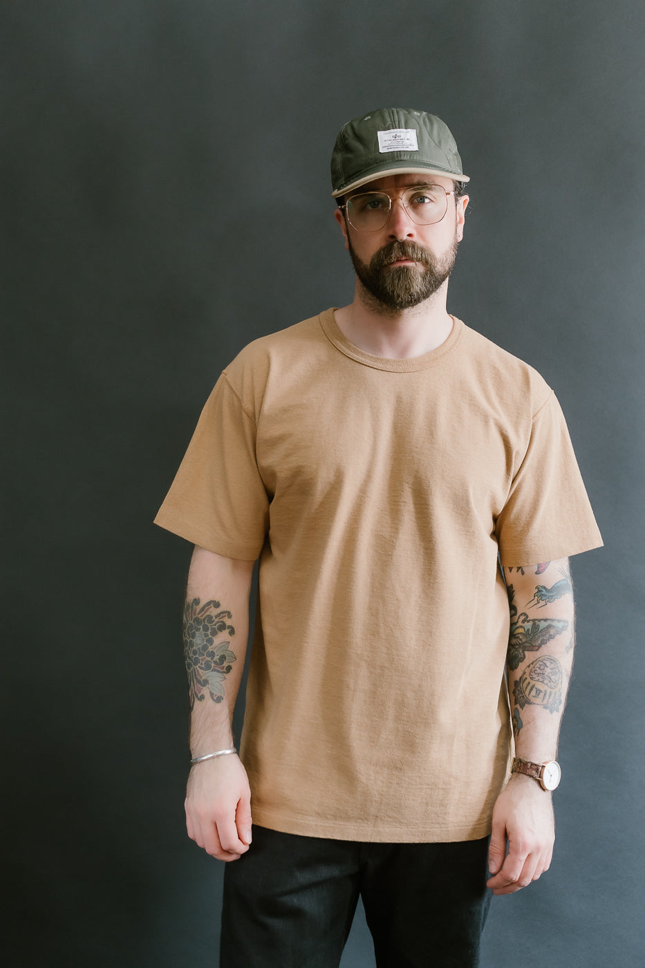 Foxfibre® Tsuriami Crewneck T-Shirt - Coyote 70