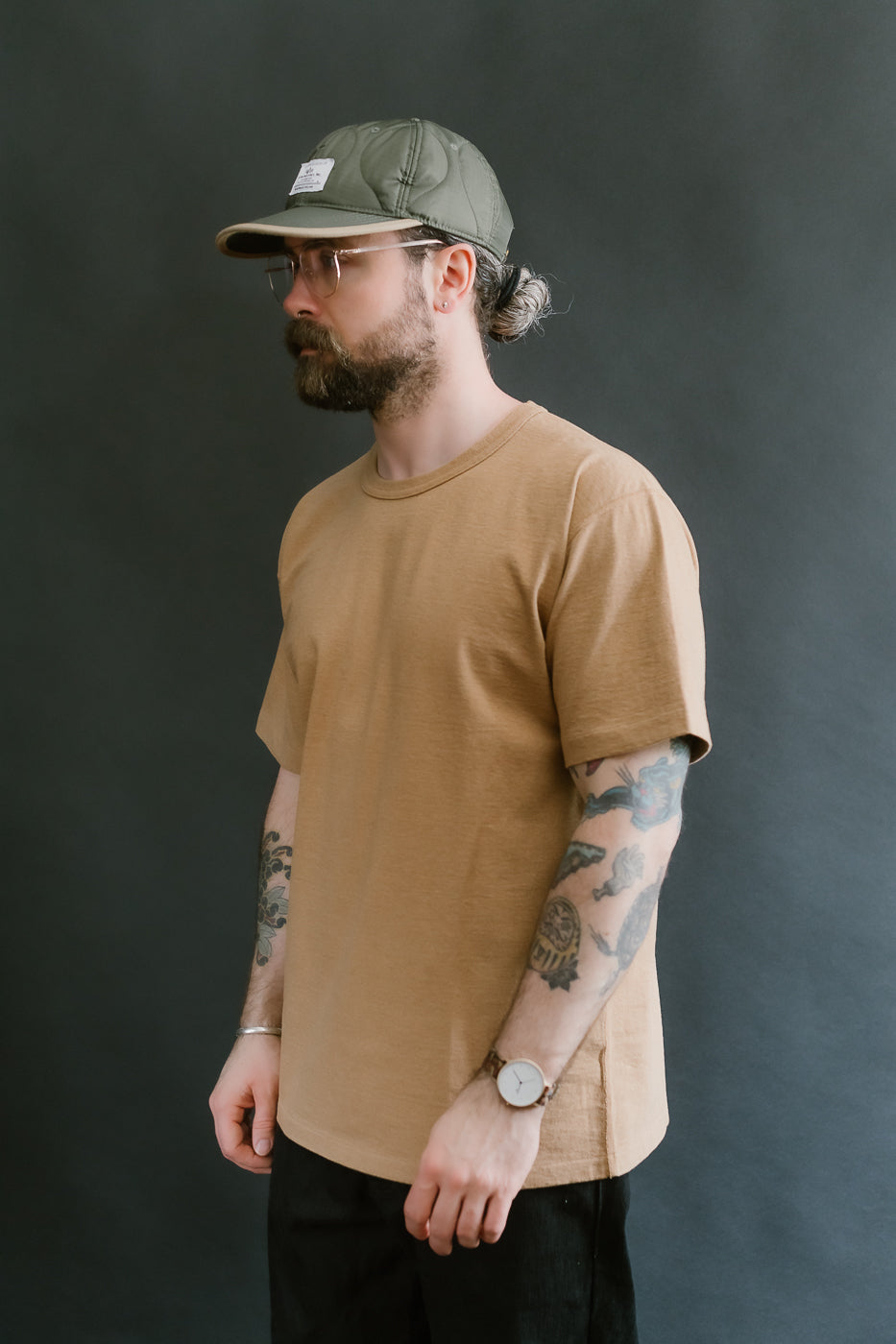 Foxfibre® Tsuriami Crewneck T-Shirt - Coyote 70