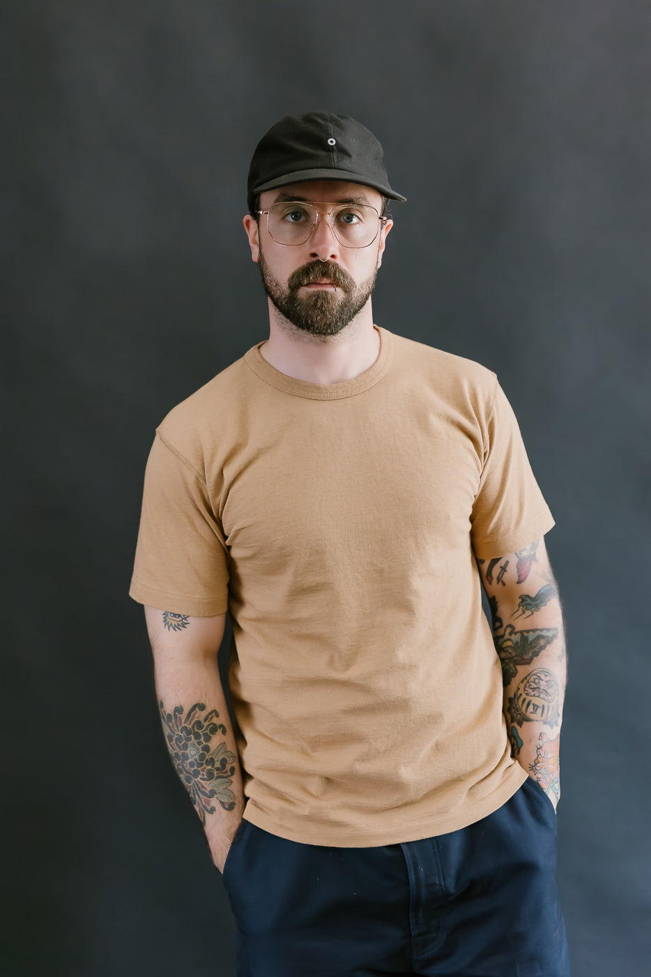Foxfibre® Tsuriami Crewneck T-Shirt - Coyote 70