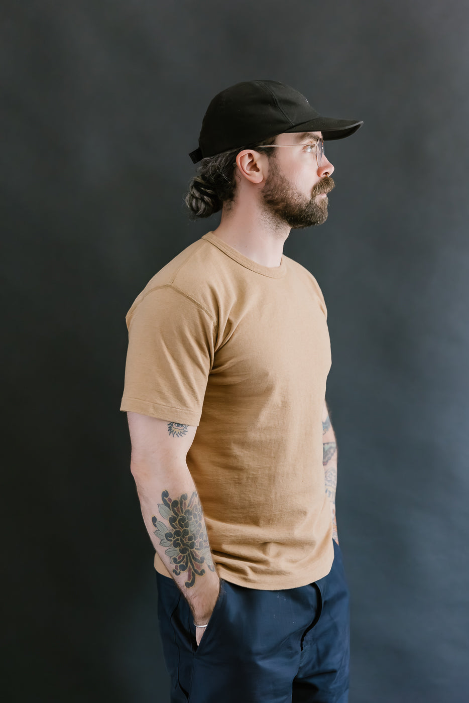 Foxfibre® Tsuriami Crewneck T-Shirt - Coyote 70