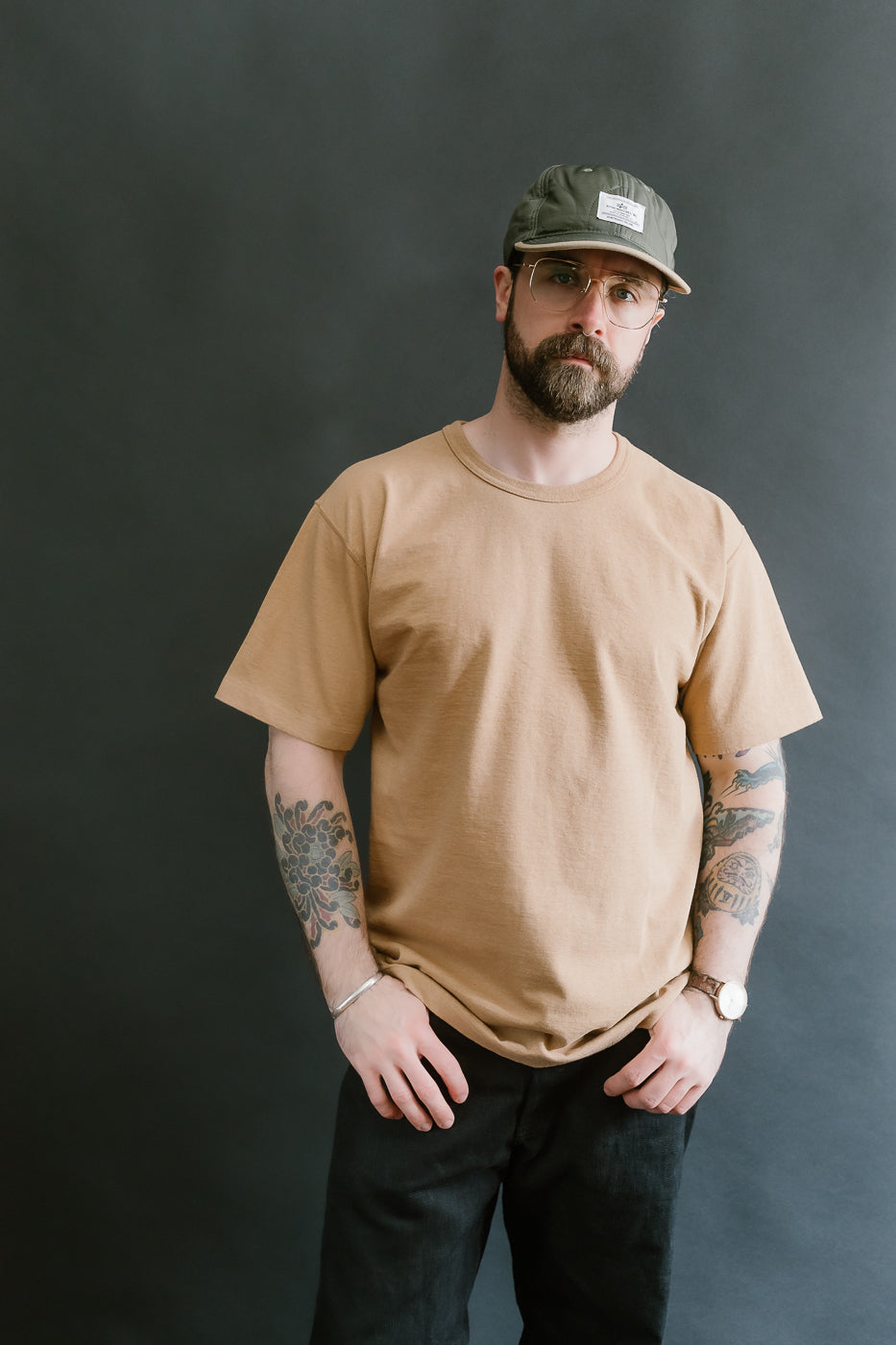 Foxfibre® Tsuriami Crewneck T-Shirt - Coyote 70