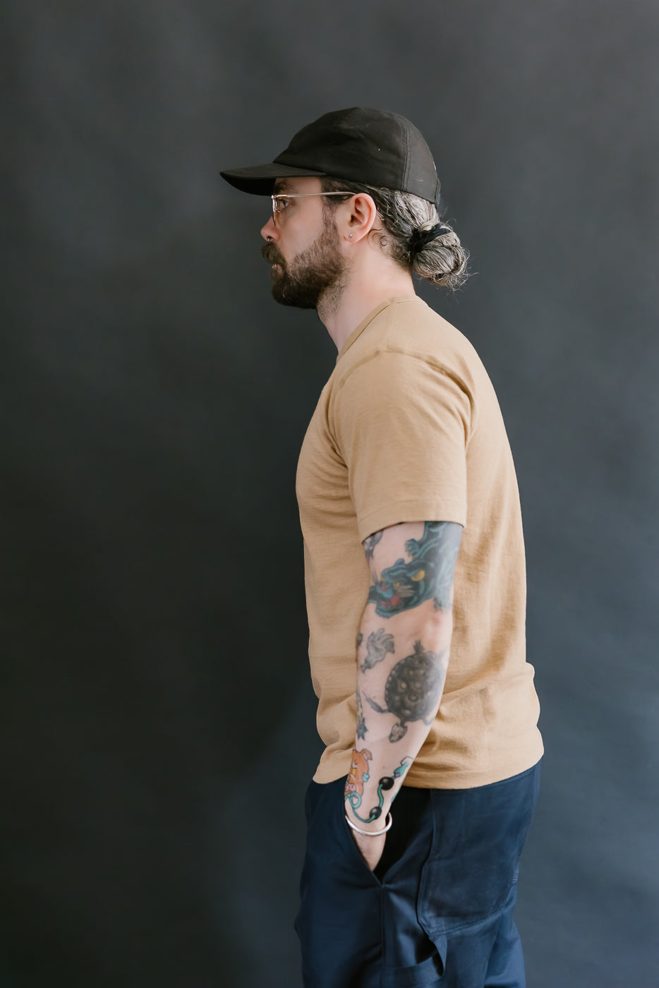 Foxfibre® Tsuriami Crewneck T-Shirt - Coyote 70