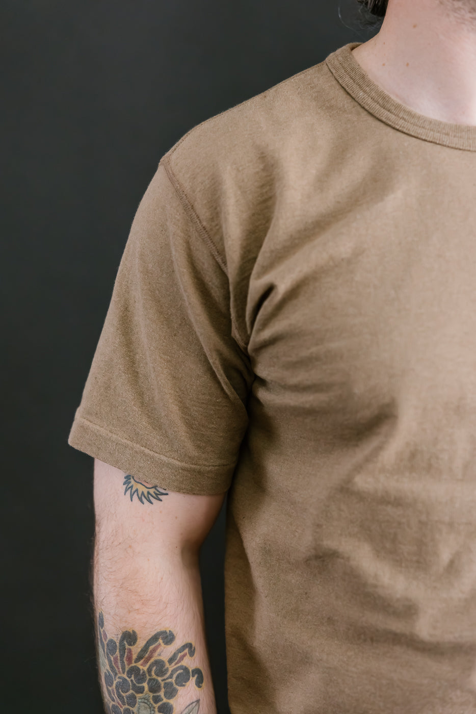 Iron Mordant Foxfibre® Tsuriami Crewneck T-Shirt - Coyote 70