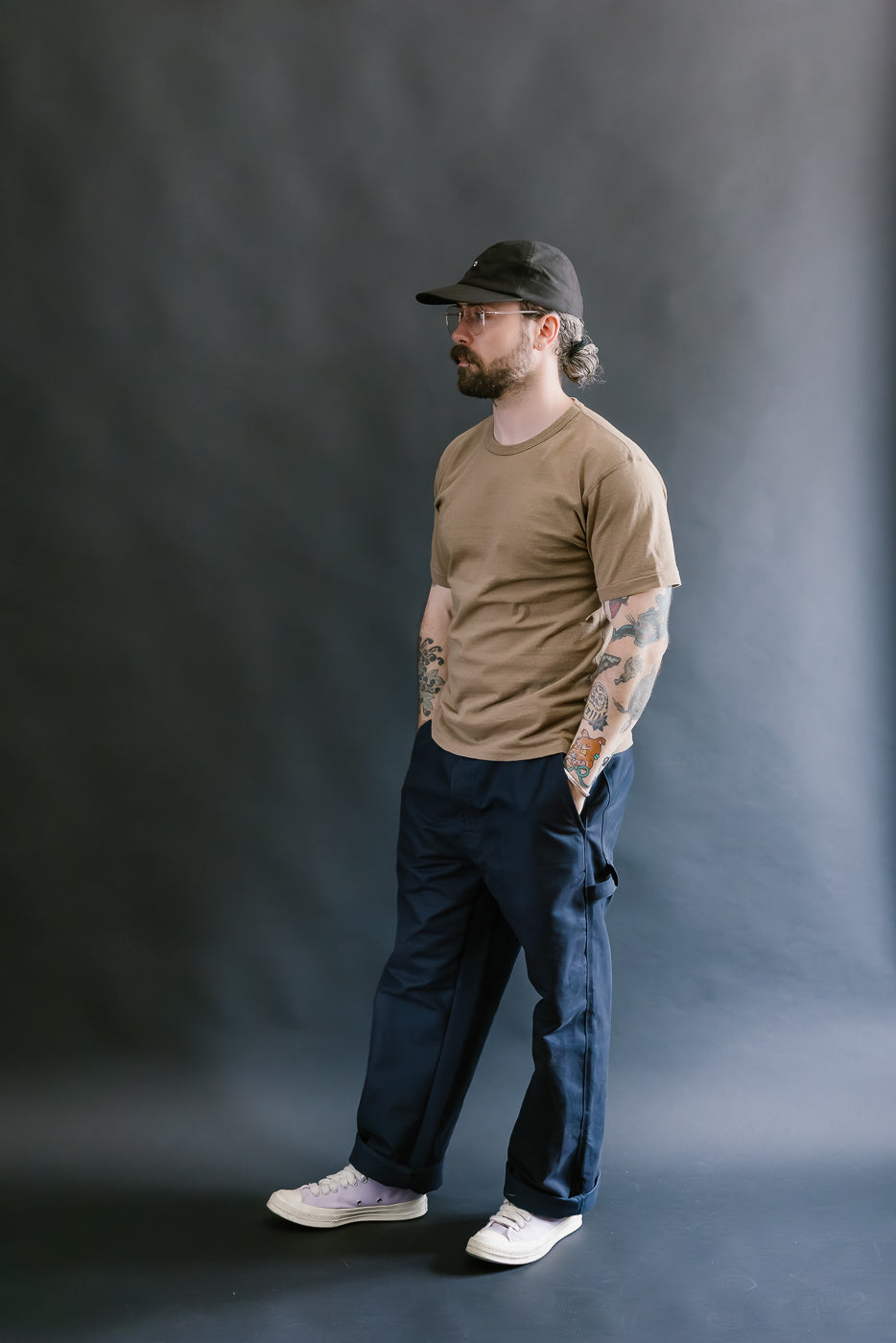 Iron Mordant Foxfibre® Tsuriami Crewneck T-Shirt - Coyote 70