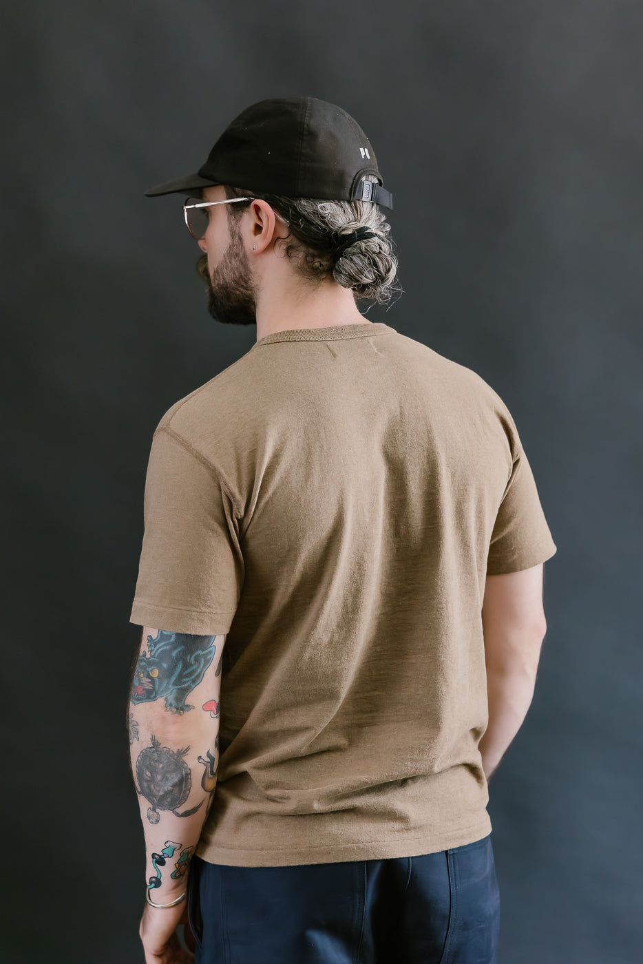 Iron Mordant Foxfibre® Tsuriami Crewneck T-Shirt - Coyote 70