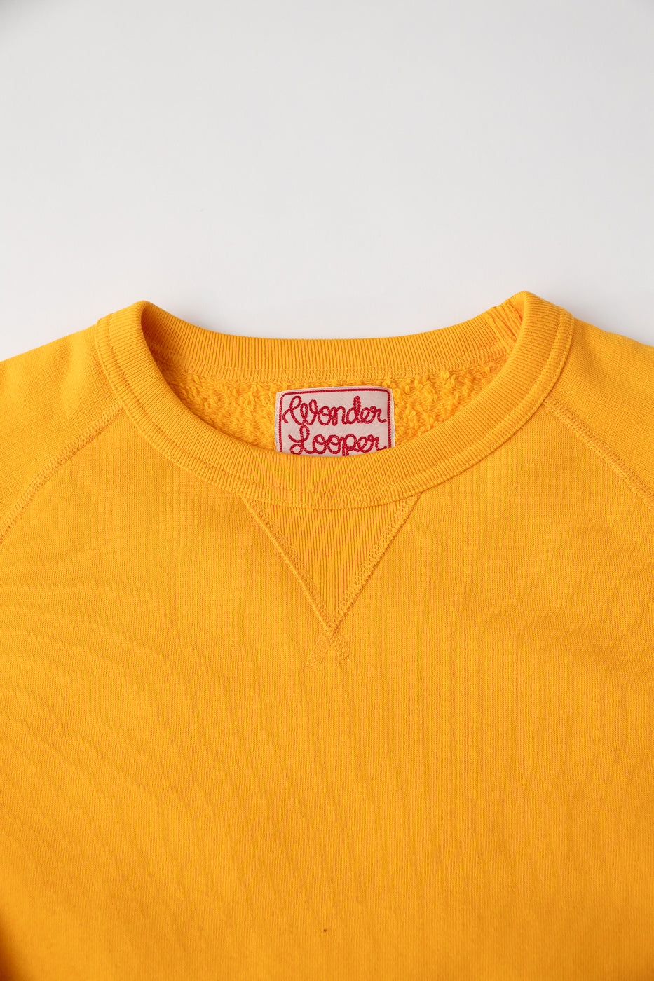 Pullover Crew Neck - Super Looper French Terry - Marigold