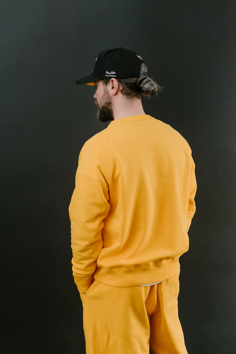 Pullover Crew Neck - Super Looper French Terry - Marigold