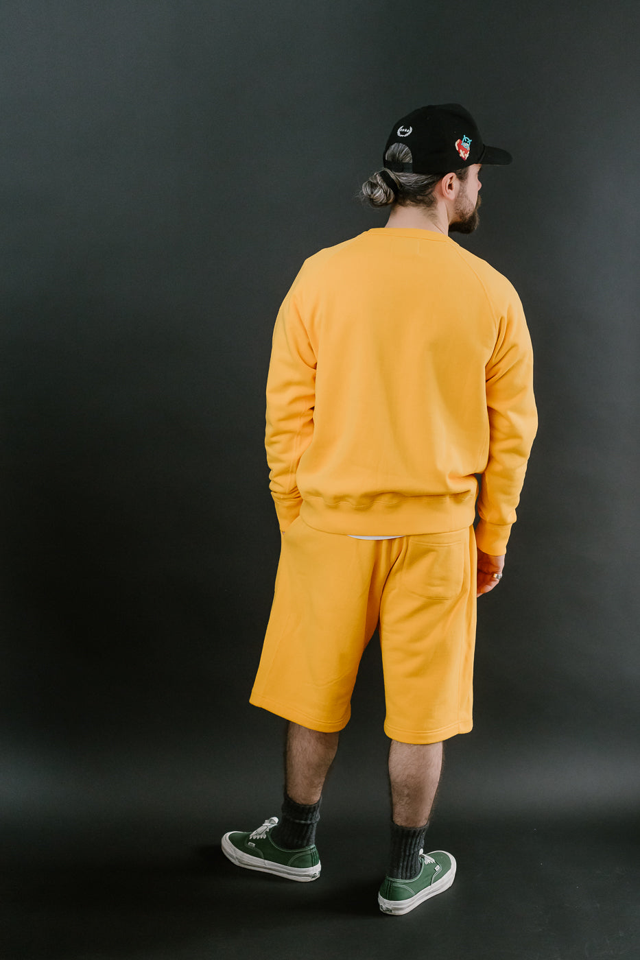 Pullover Crew Neck - Super Looper French Terry - Marigold